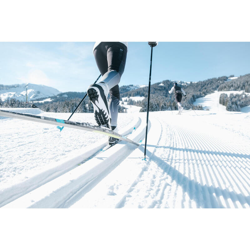 Botas de ski de fundo clássico - XC S BOOTS 500 MULHER branco 