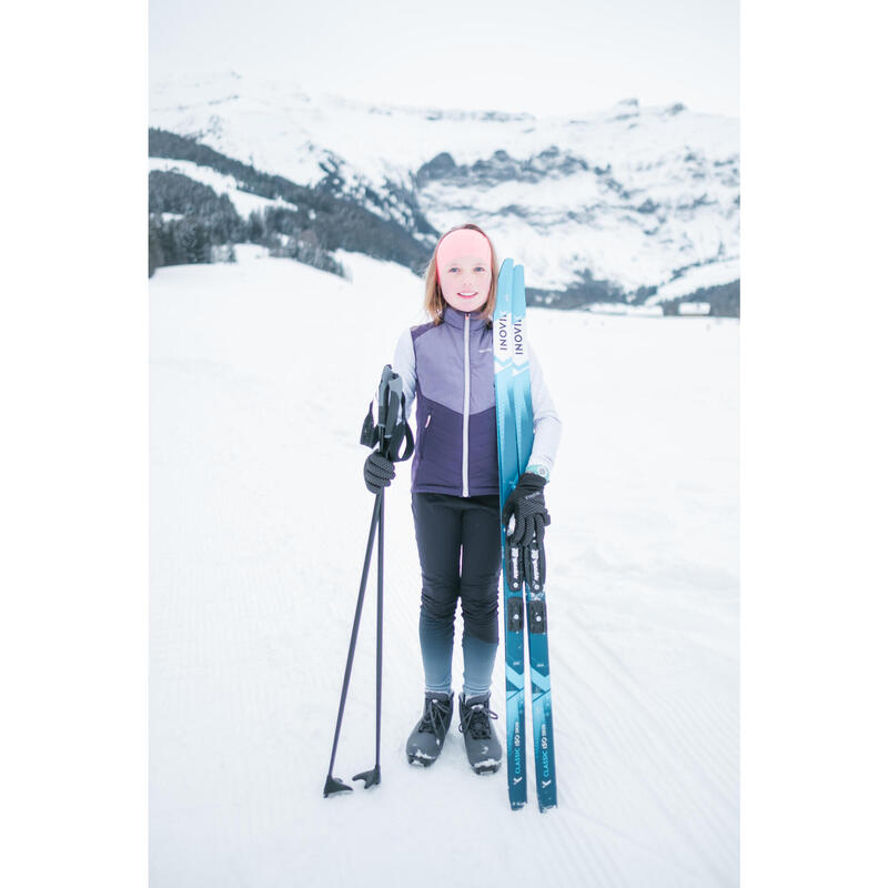 Skis de Fundo Clássicos 150 com Peles Criança