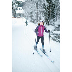 INOVIK Collant chaud de ski de fond noir XC S TIGHT 100 enfant