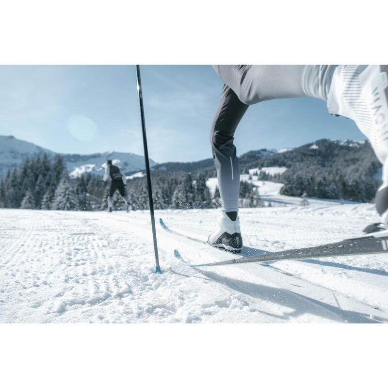 Botas de ski de fundo clássico - XC S BOOTS 500 MULHER branco 