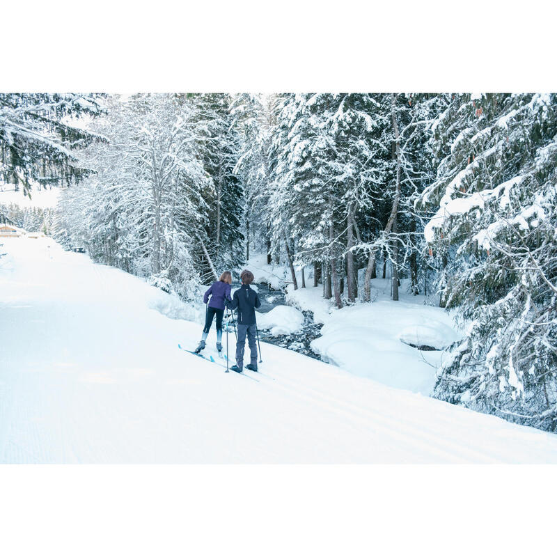 Pantalón térmico interior de esquí Niños 5-13 años Inovik XC S Tight 500