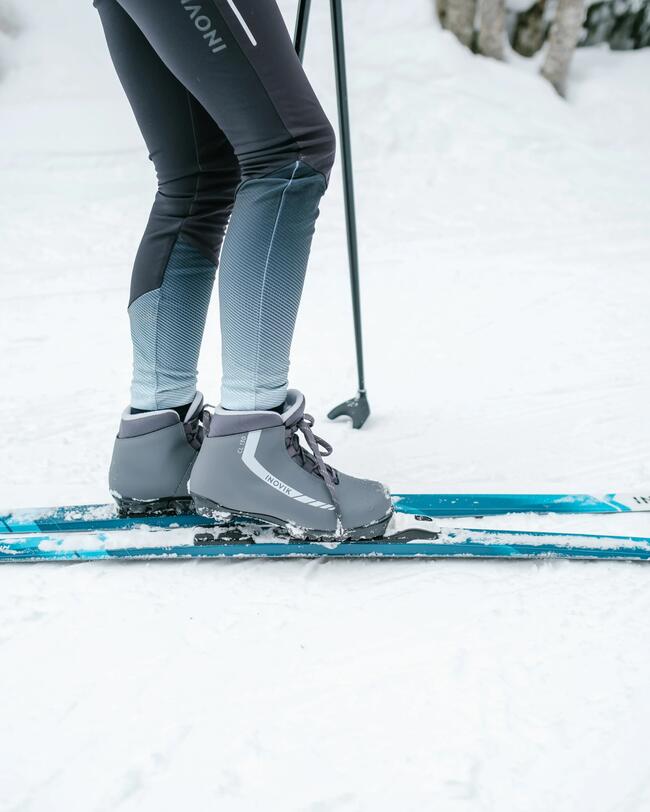 Legging de ski de fond enfant XC S Tight 500 - Noir