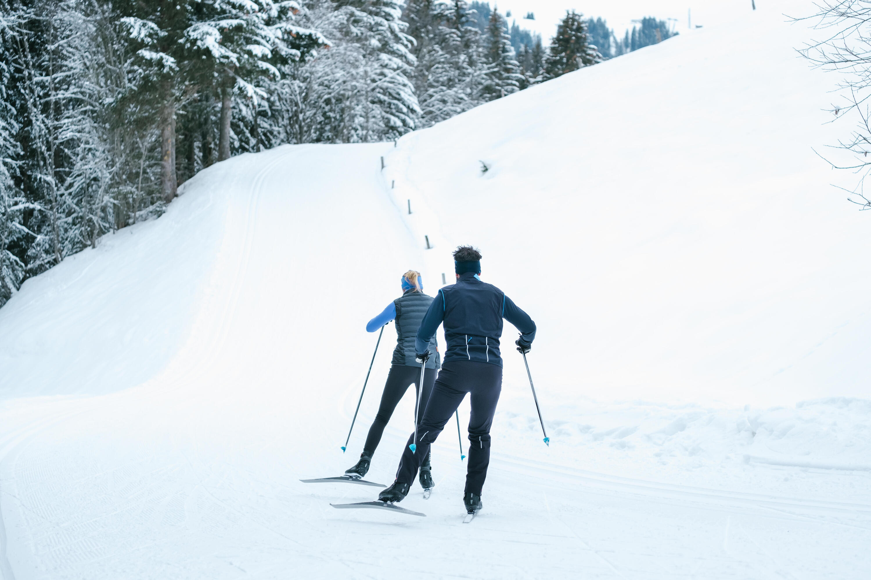 ADULT Cross-Country Ski Poles - XC S POLE 550 2/6