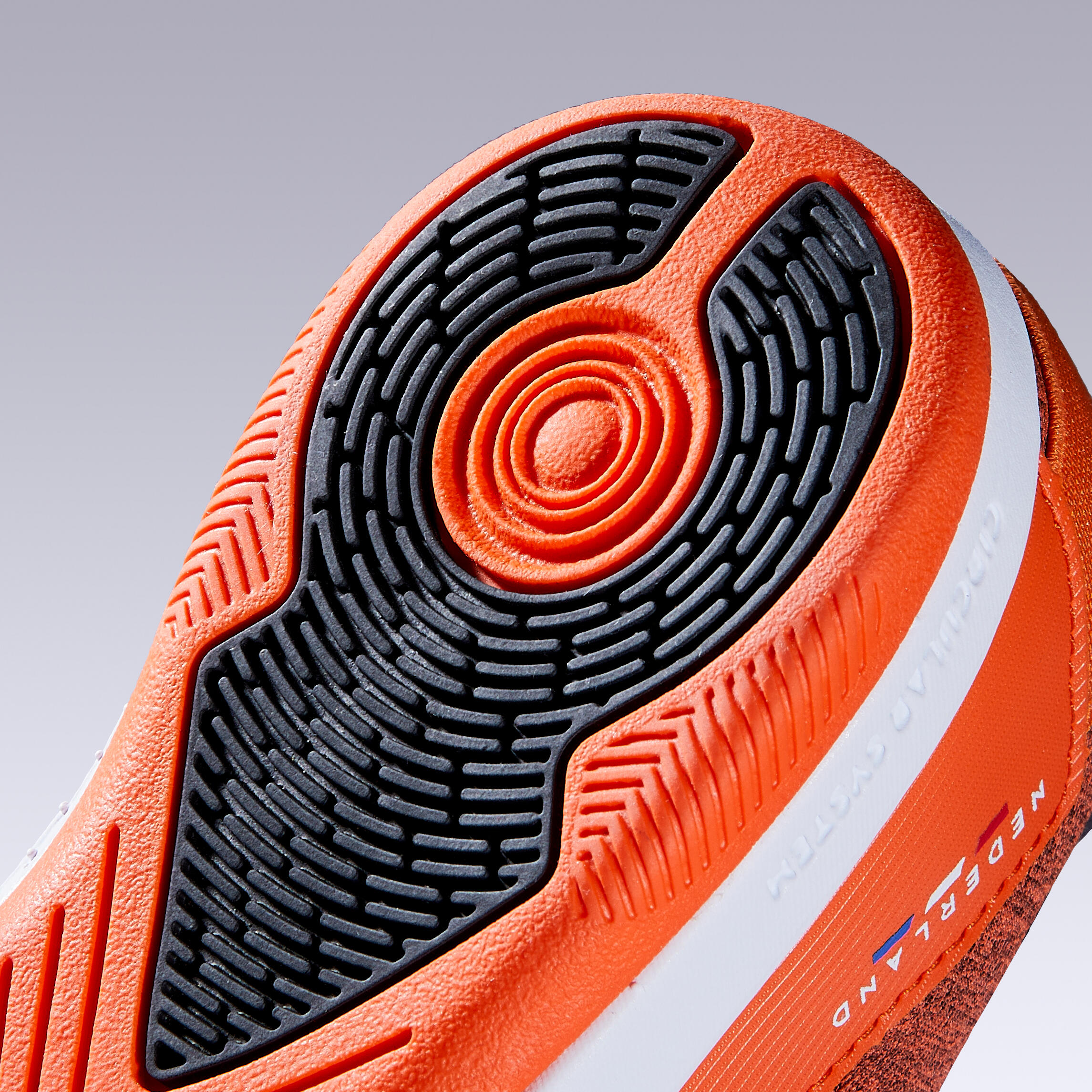 Zaalvoetbalschoenen kind Eskudo 500 Barrio Nederland EK editie oranje 9/9