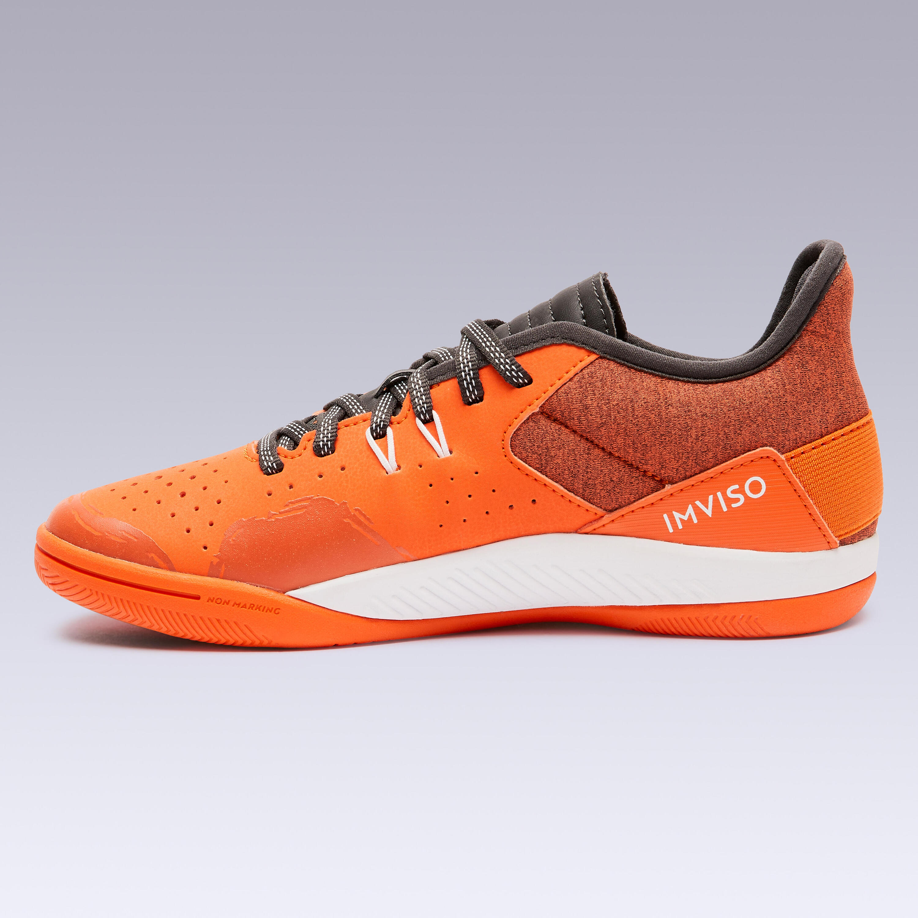 Zaalvoetbalschoenen kind Eskudo 500 Barrio Nederland EK editie oranje 3/9