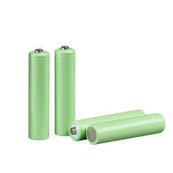 Pack of 4 AAA rechargeable batteries - NiMH 800mAh