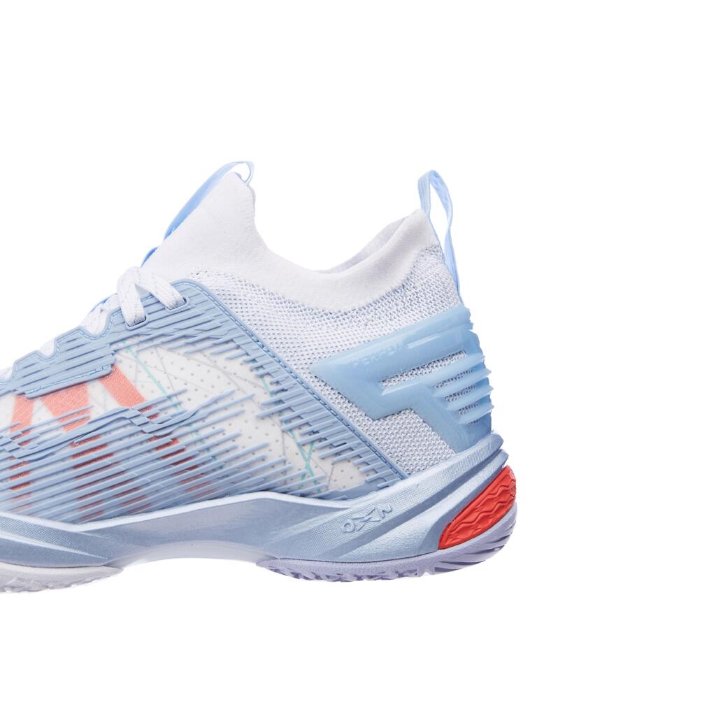 WOMEN BADMINTON SHOES BS 990 GREY LIGHT BLUE