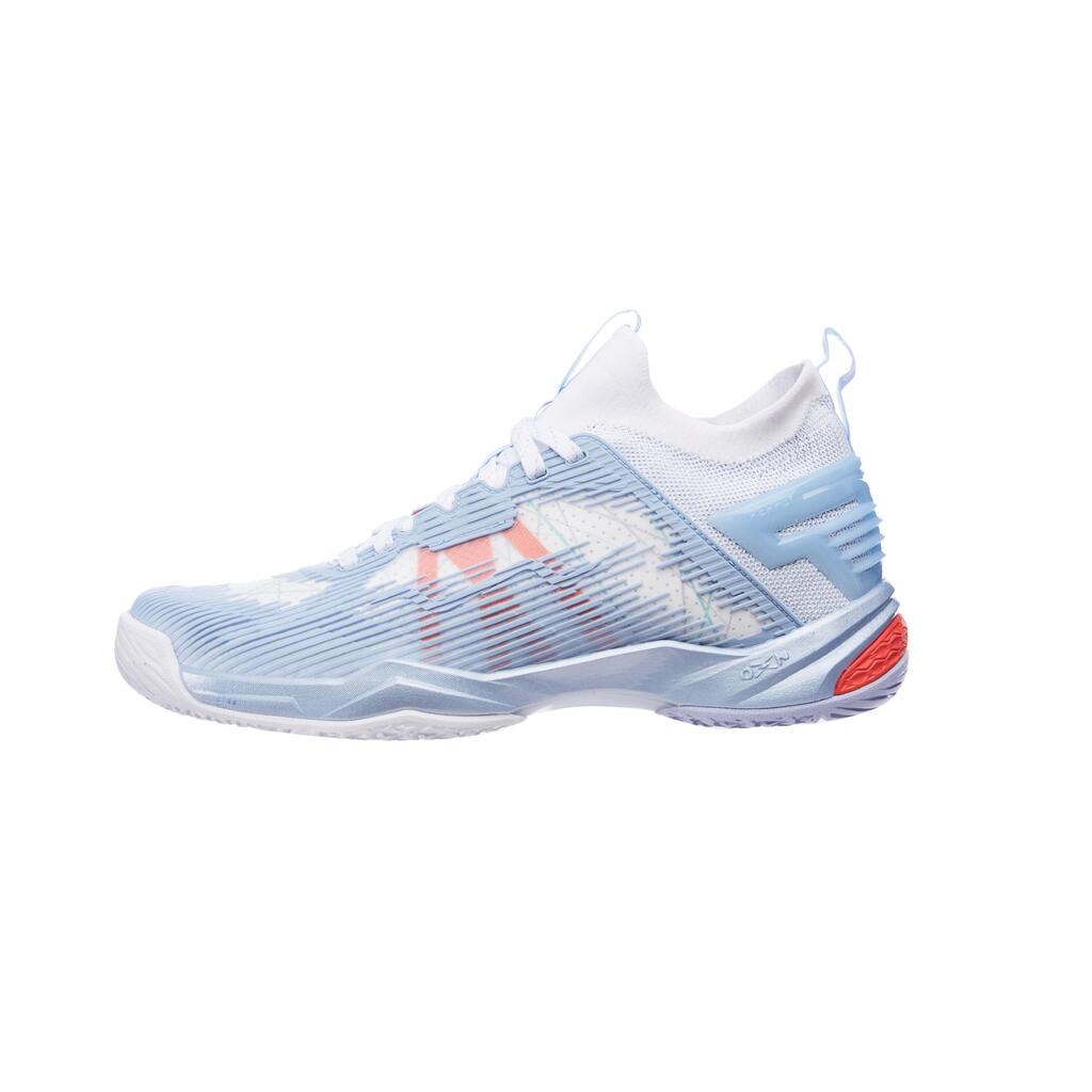 WOMEN BADMINTON SHOES BS 990 GREY LIGHT BLUE