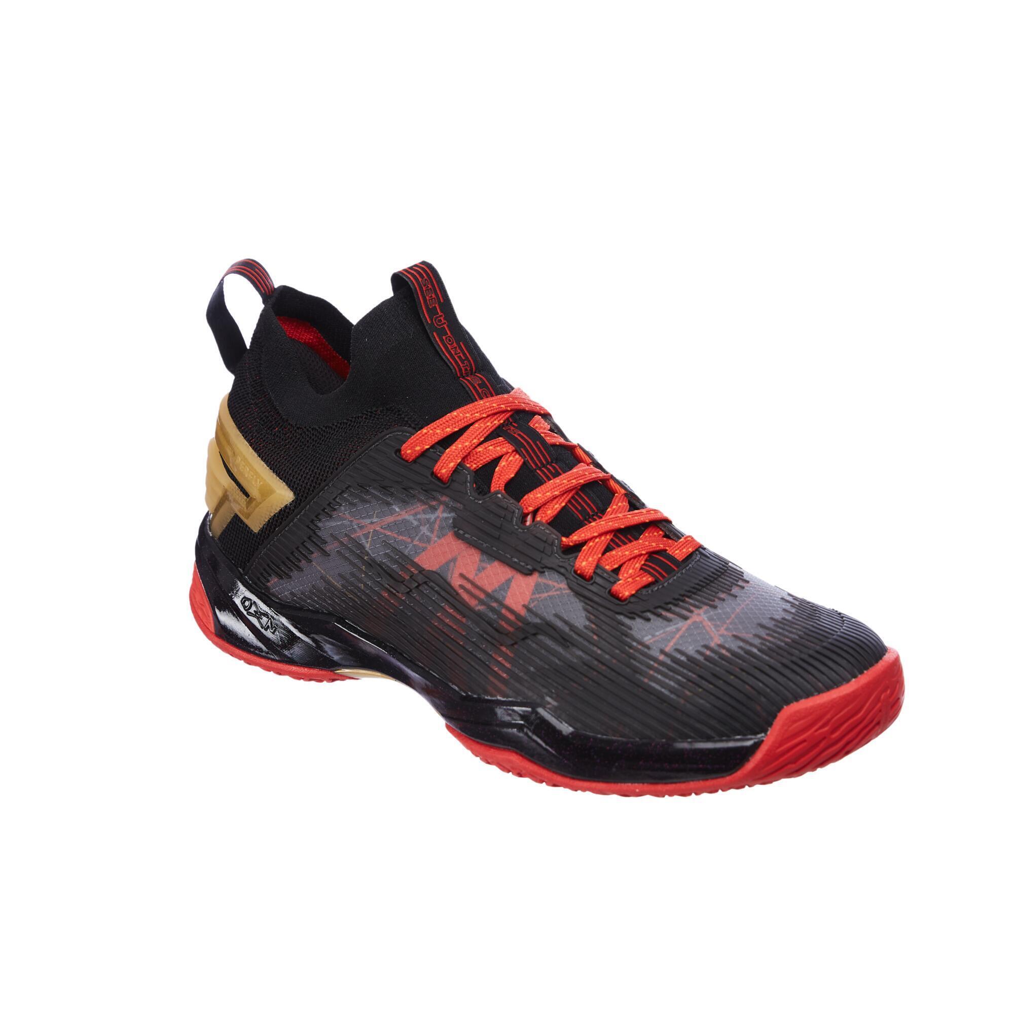 MEN BADMINTON SHOES BS 990 BLACK GOLD 1/16