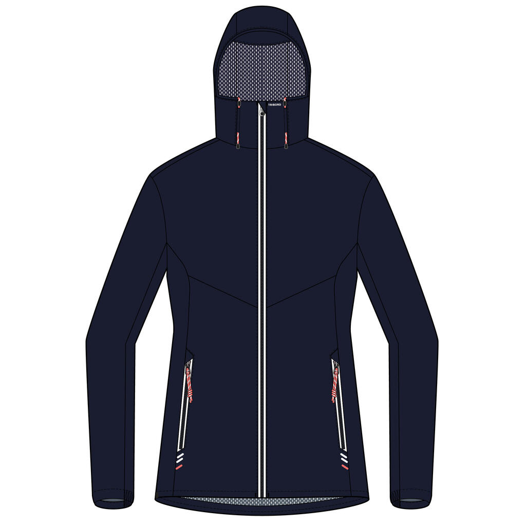 Segeljacke Regenjacke Damen wasserdicht - Sailing 100 ocker