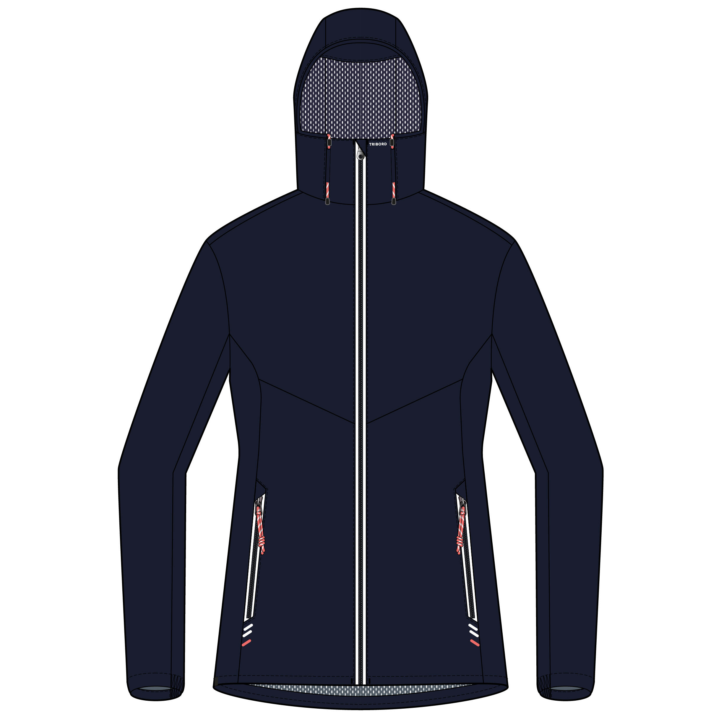Gebraucht - Regenjacke Segeln Damen wasserdicht winddicht 100 marineblau 7/52