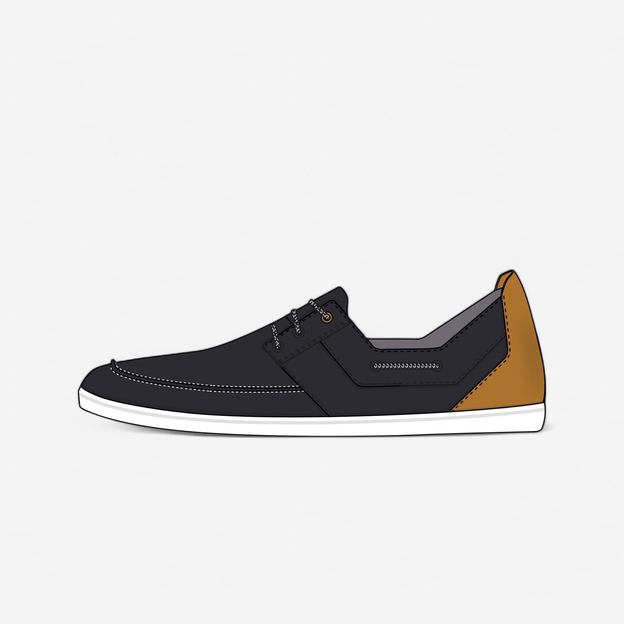 TRIBORD Zapatos Náuticos Sailing 300 Hombre Azul V2 Adherentes