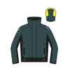 Men's Sailing Rain Anorak Sailing 500 petrol yellow