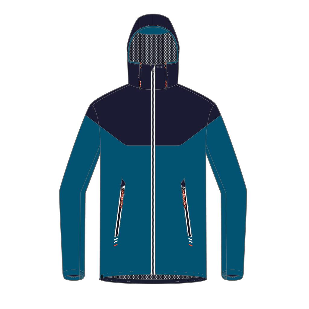 Waterproof sailing jacket - wet-weather windproof jacket SAILING 100 navy blue