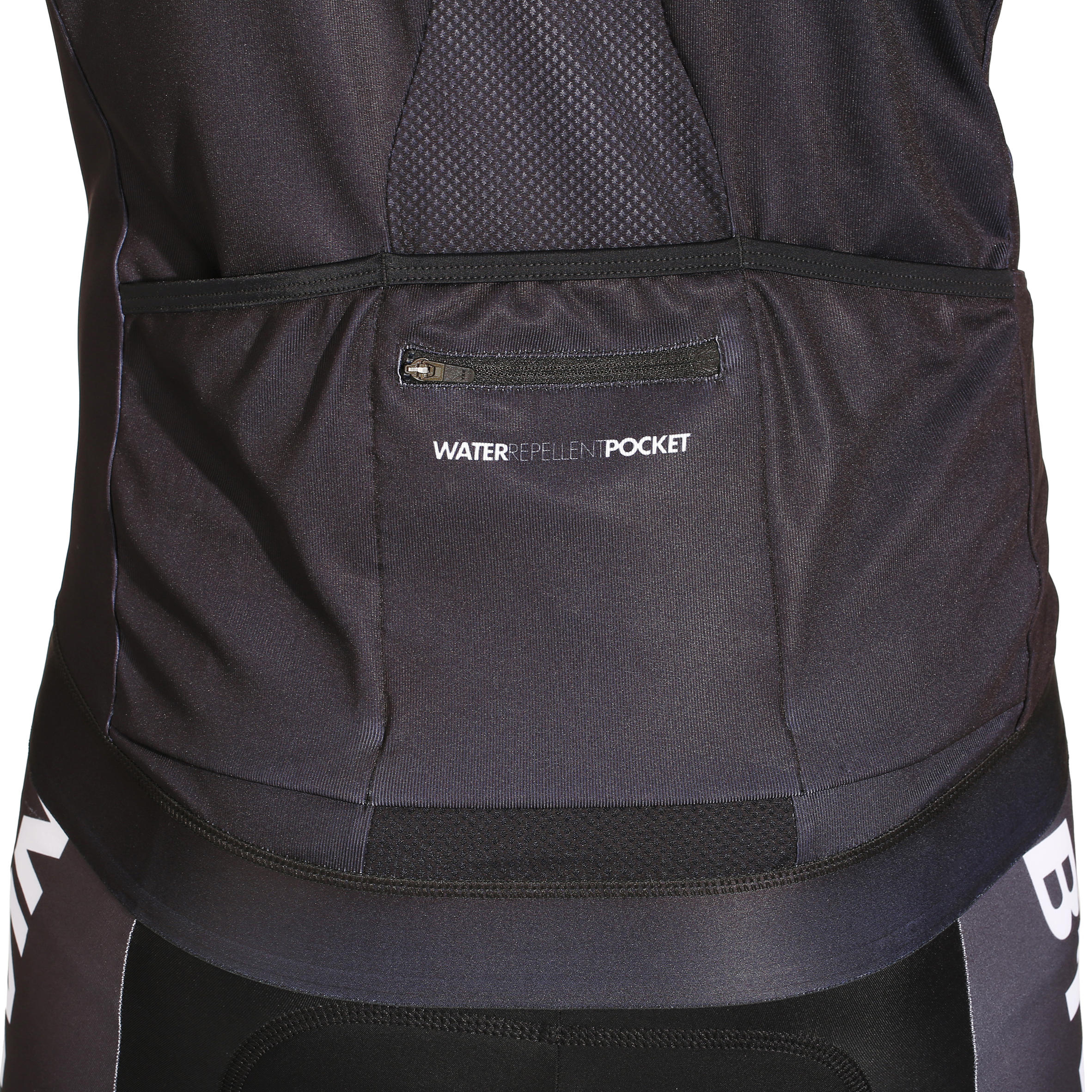 Pánský cyklistický dres 700 s krátkým rukávem černo-bílý 10/14