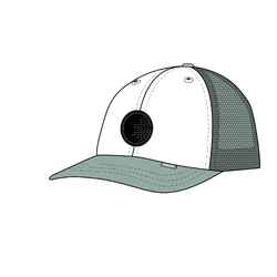 Adults' Sailing Cap 500 - Khaki White