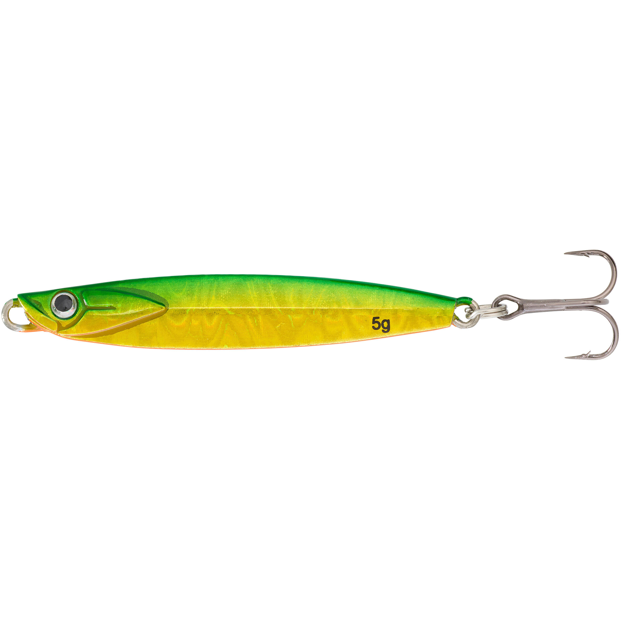 BIASTOS FW 5 g Lure Fishing Casting Jig Jigging Spoon Green/Orange - CAPERLAN