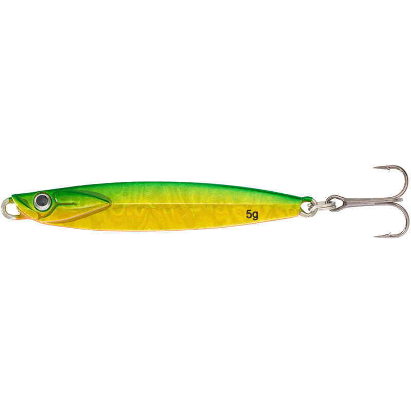 CASTING JIG CUILLÈRE A JIGGER PÊCHE AUX LEURRES BIASTOS FW 5GR VERT / ORANGE