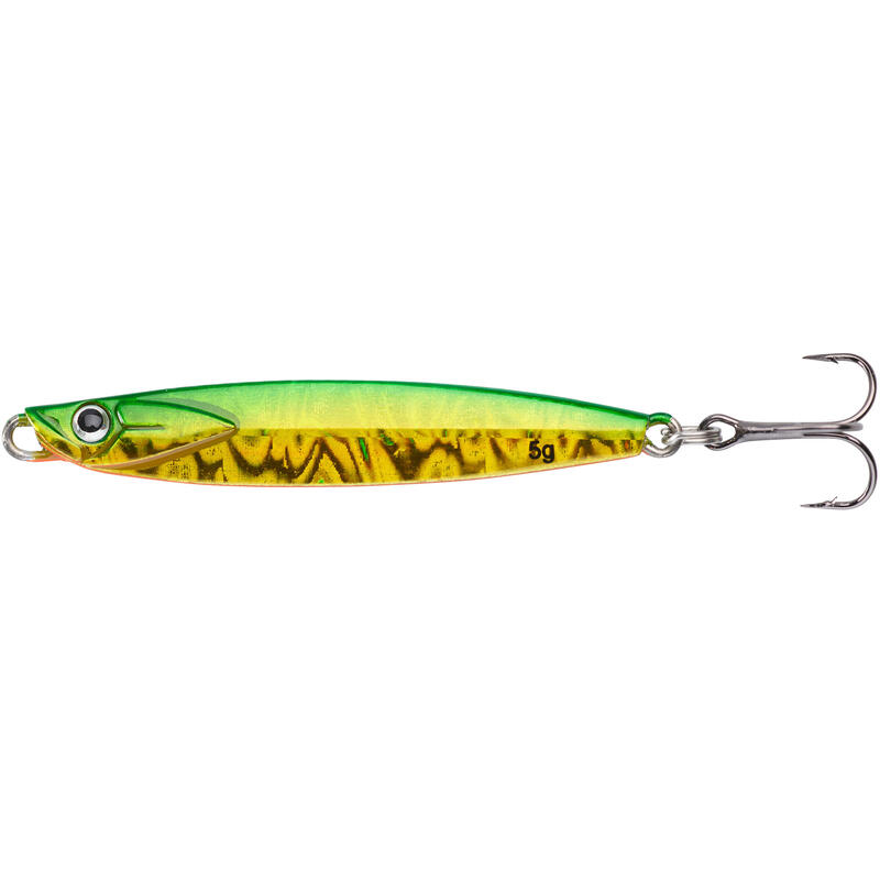 CASTING JIG CUILLÈRE A JIGGER PÊCHE AUX LEURRES BIASTOS FW 5GR VERT / ORANGE