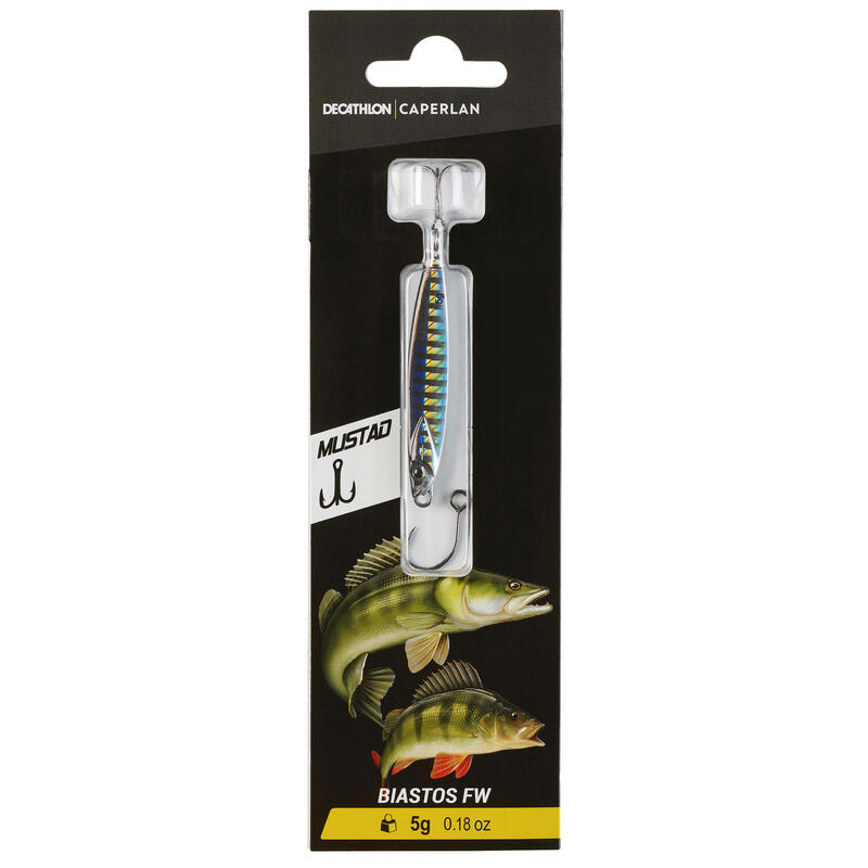 Casting Jig Cucharilla Jigger Pesca Con Señuelos Biastos FW 5 G Dorso Negro