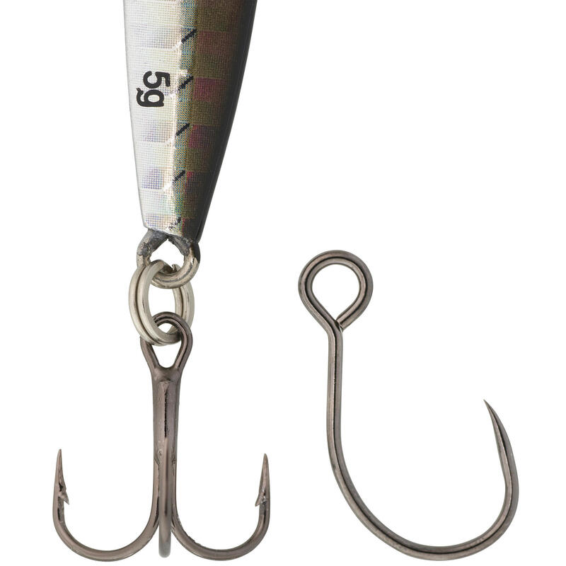 Casting Jig Cucharilla Jigger Pesca Con Señuelos Biastos FW 5 G Dorso Negro