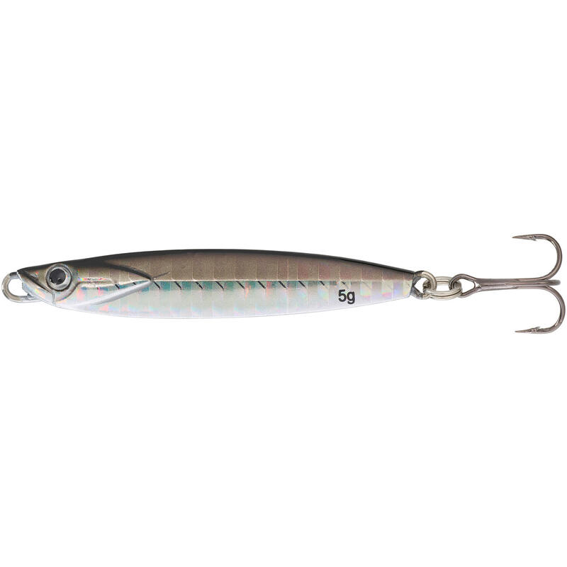 Casting Jig Cucharilla Jigger Pesca Con Señuelos Biastos FW 5 G Dorso Negro