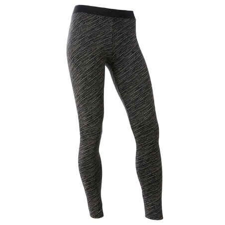 Girls' Breathable Leggings - Black Fade