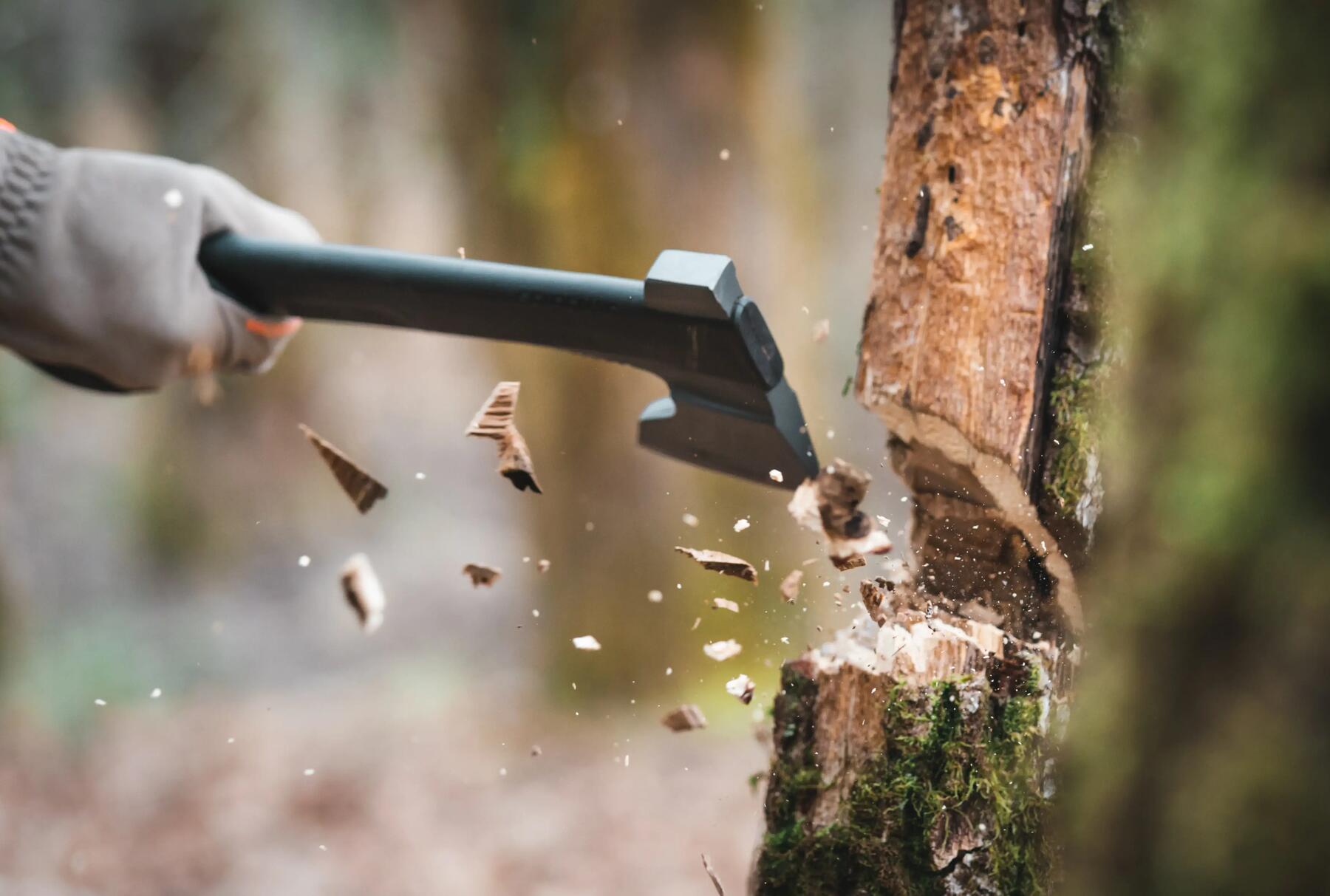 hache couteau bushcraft solognac decathlon