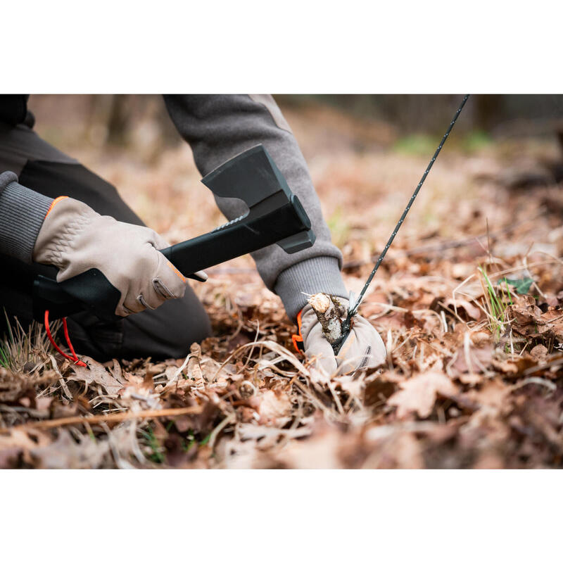 Bushcraft Kamp Baltası - Avcılık ve Doğa Gözlemi - 35 cm - Siyah