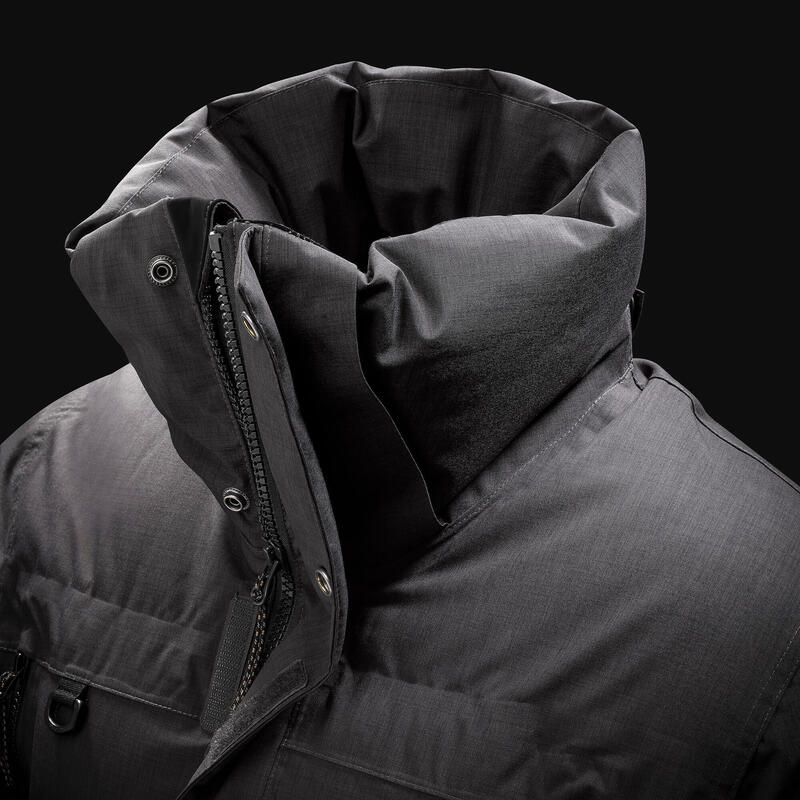 Parka trekking uomo SH900 PIUMA | -25°C grigio 