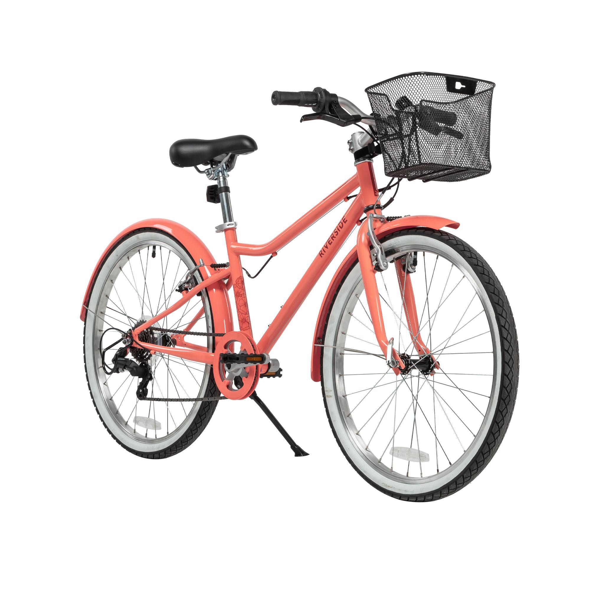 BICICLETA NIÑO RIVERSIDE500 9 A 12 AÑOS  - CUADRO ACERO 6V. 24" 13/16