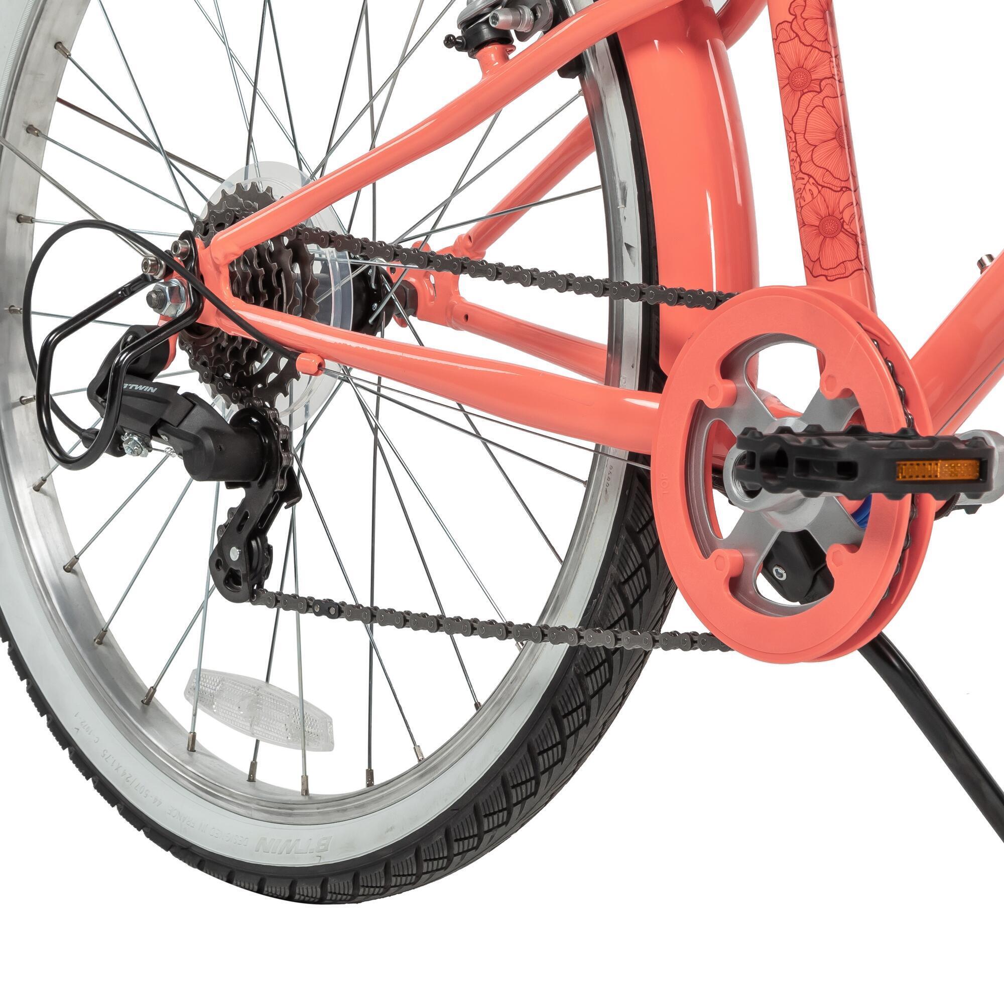 BICICLETA NIÑO RIVERSIDE500 9 A 12 AÑOS  - CUADRO ACERO 6V. 24" 11/16