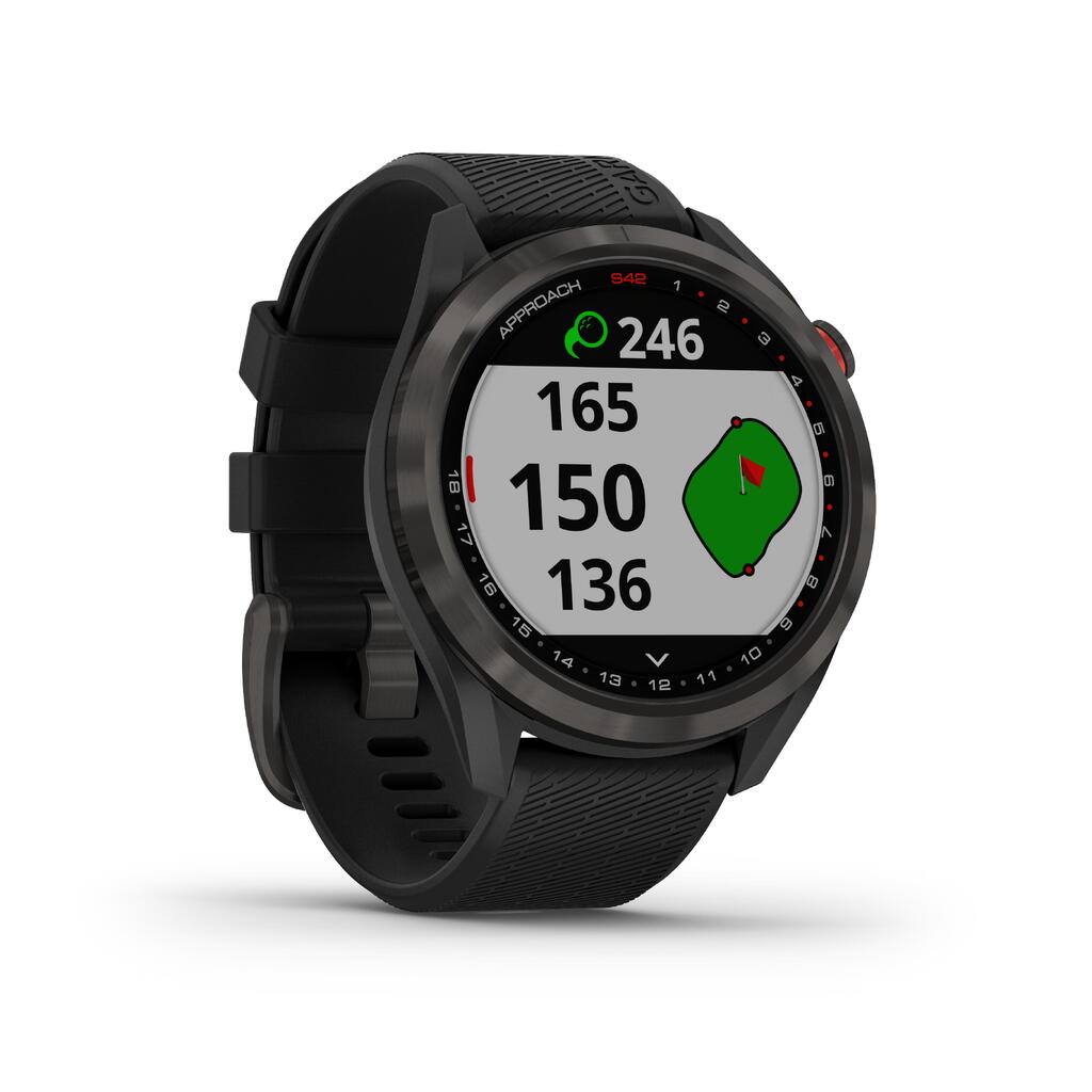 Golfa rokas pulkstenis “Garmin Approach S42”, melns