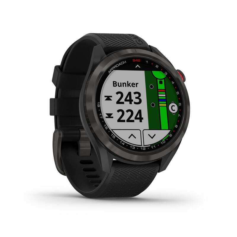 Golf GPS-Uhr Garmin Approach S42 schwarz 