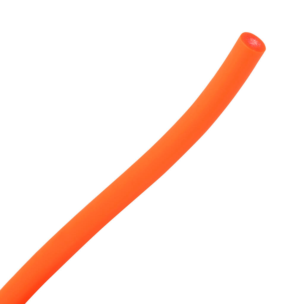 Vôdzka na psa 900 dlhá 15 metrov oranžová fluorescenčná