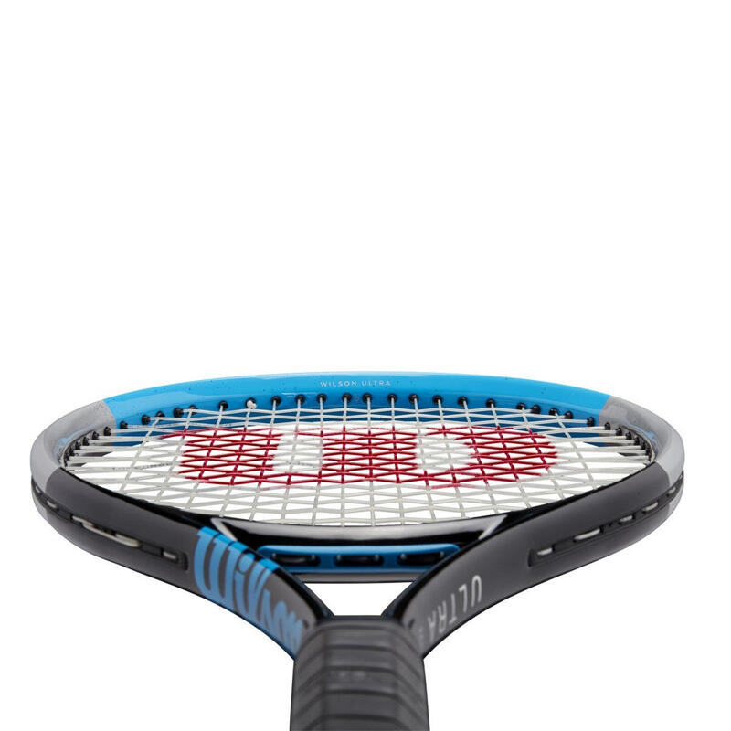 Racchetta tennis adulto Wilson ULTRA 100 V3.0 nero-azzurro non incordata
