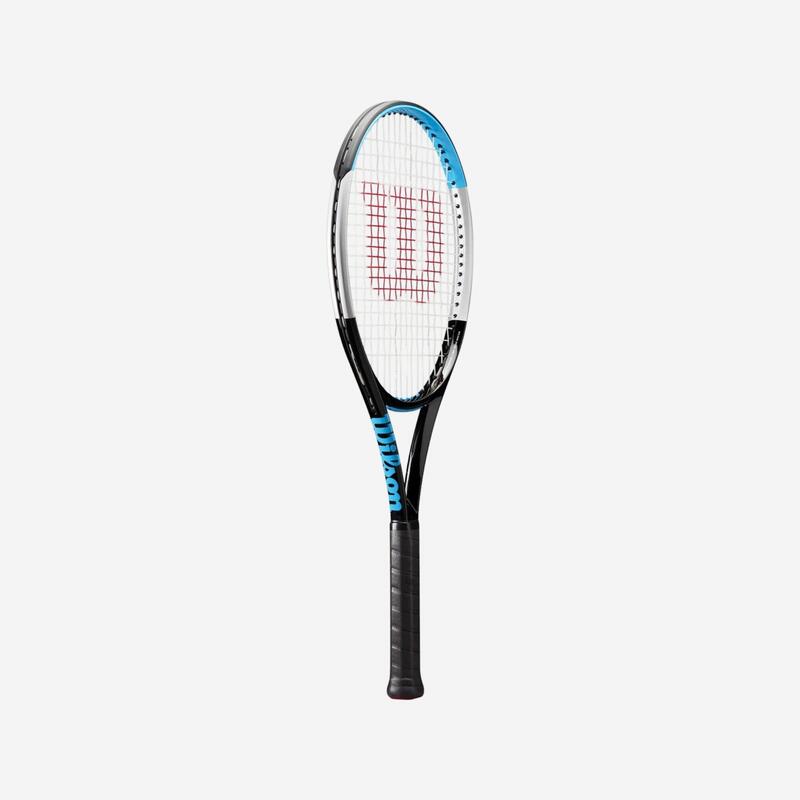 Raquette de tennis Adulte Ultra 100 V3.0 noire bleue NON CORDEE