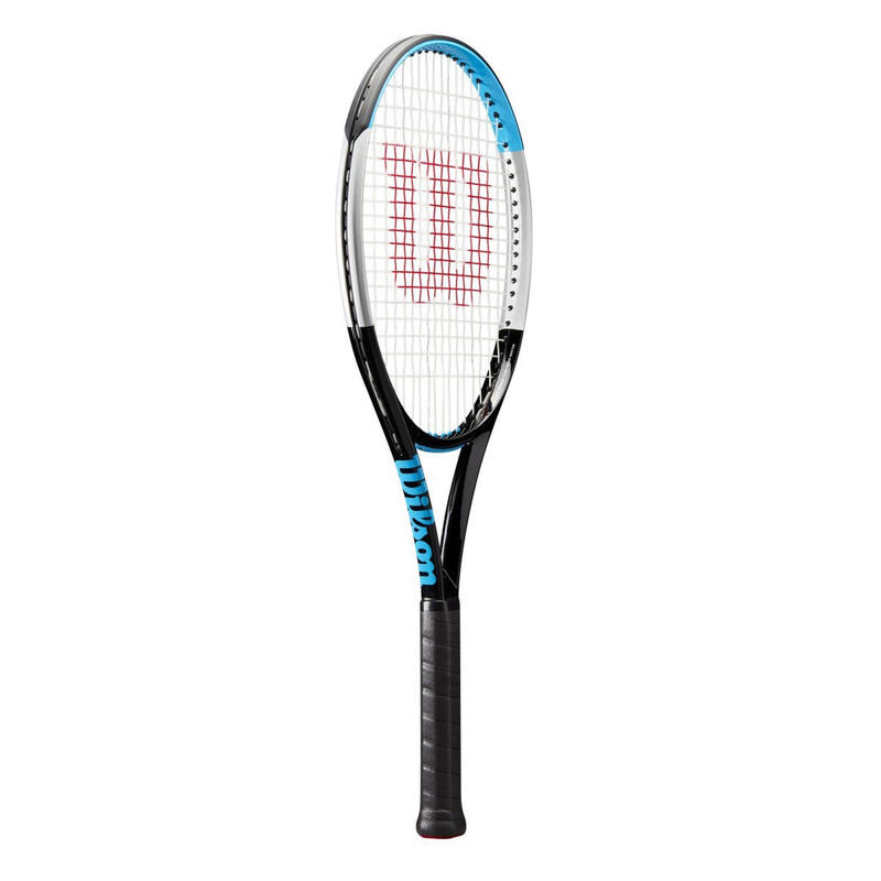 Raquette de tennis Adulte Ultra 100 V3.0 noire bleue NON CORDEE
