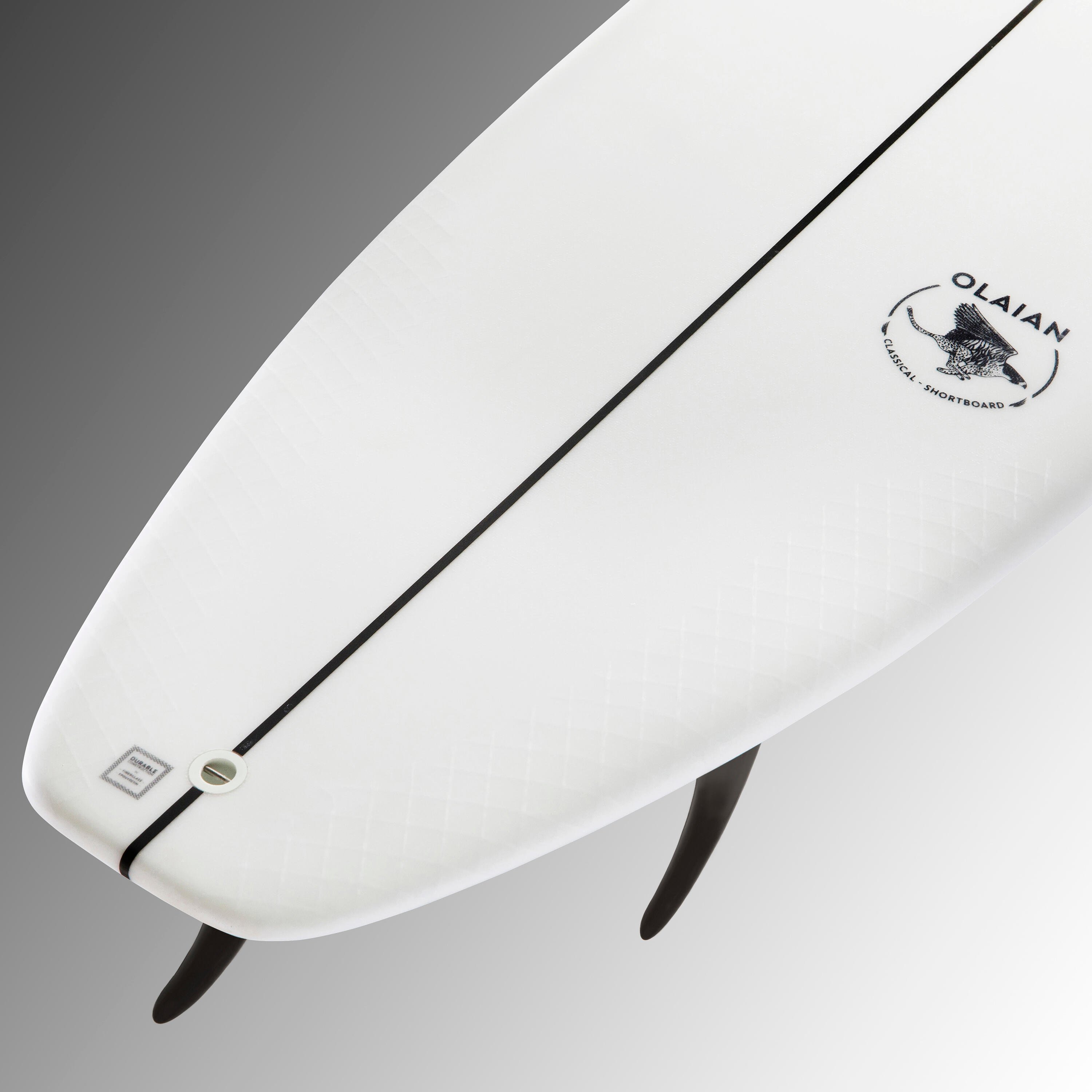 SHORTBOARD VOOR SURFEN 900 5'10" 30 L. Geleverd met 3 FCS2-vinnen 11/16