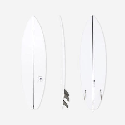 Shortboard 900 6'1" 33 l. geleverd met 3 fcs2-vinnen