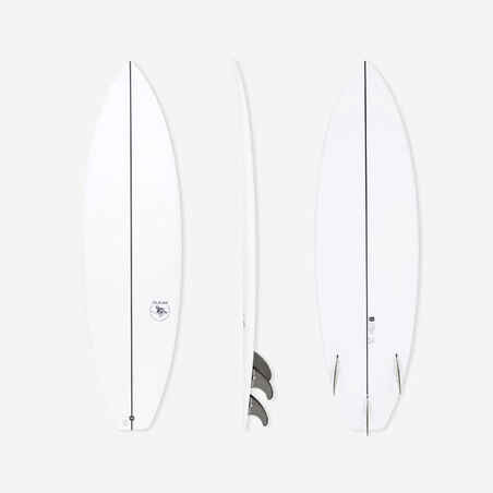 TABLA SURF SHORTBOARD 900 6'1" 33L CON 3 QUILLAS FCS2