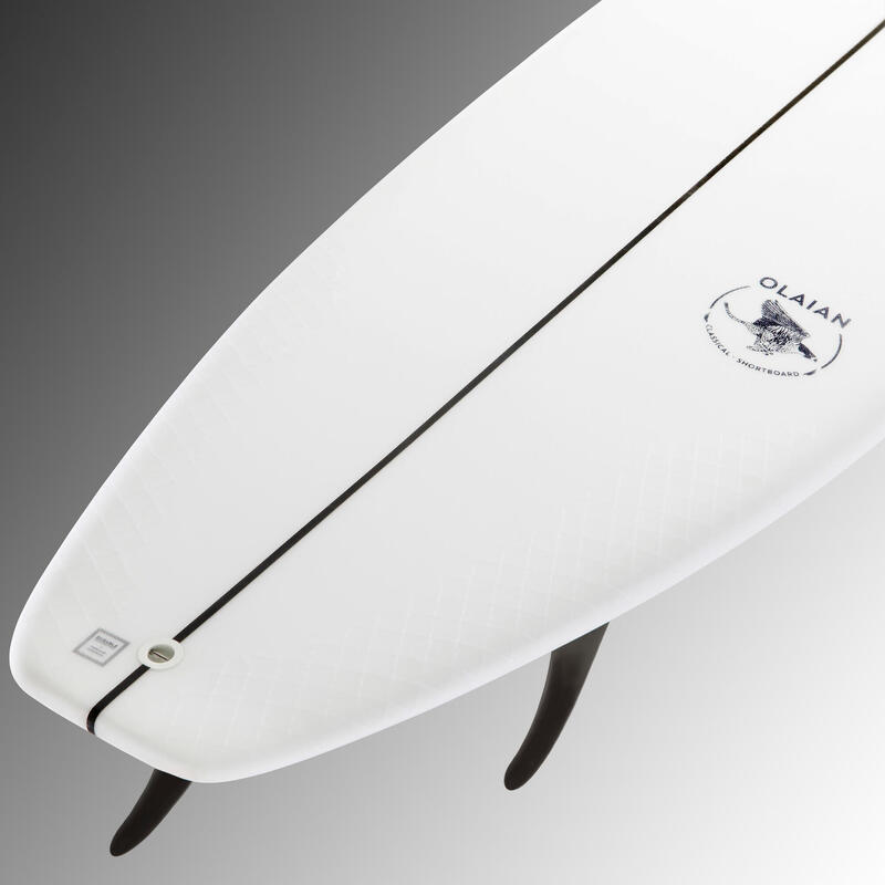 Shortboard voor surfen 900 6'3" 35 l. Geleverd met 3 FCS2-vinnen