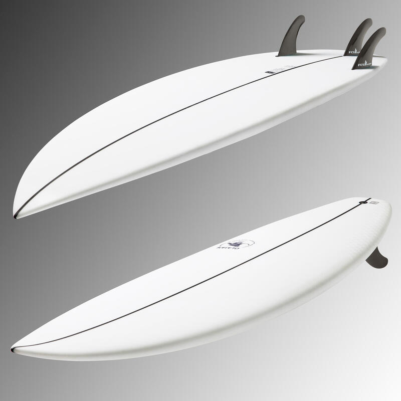 SHORTBOARD VOOR SURFEN 900 5'5" 24 L. Geleverd met 3 FCS2-vinnen