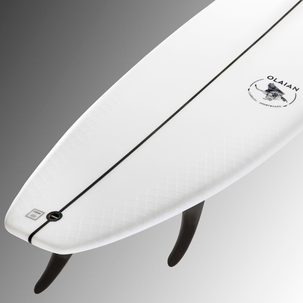 Kid's 5' SHORTBOARD 900 20 L. Comes with 3 FCS2 fins