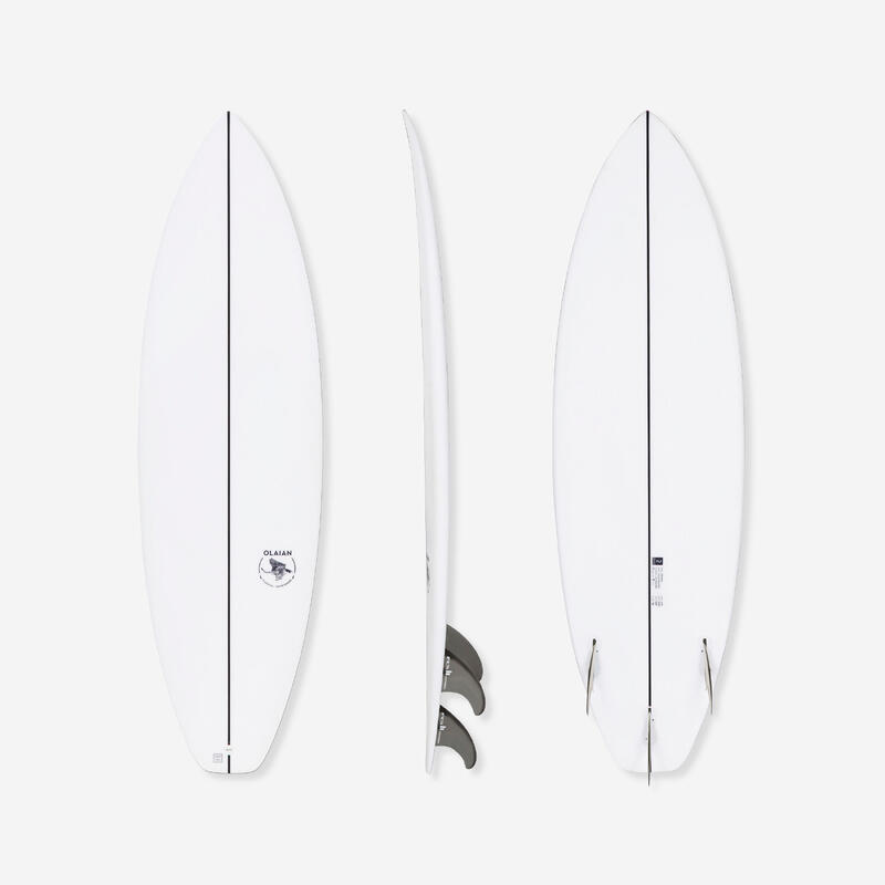 Deska surfingowa Olaian Shortboard 900 5'10" 30 l z 3 statecznikami FCS2