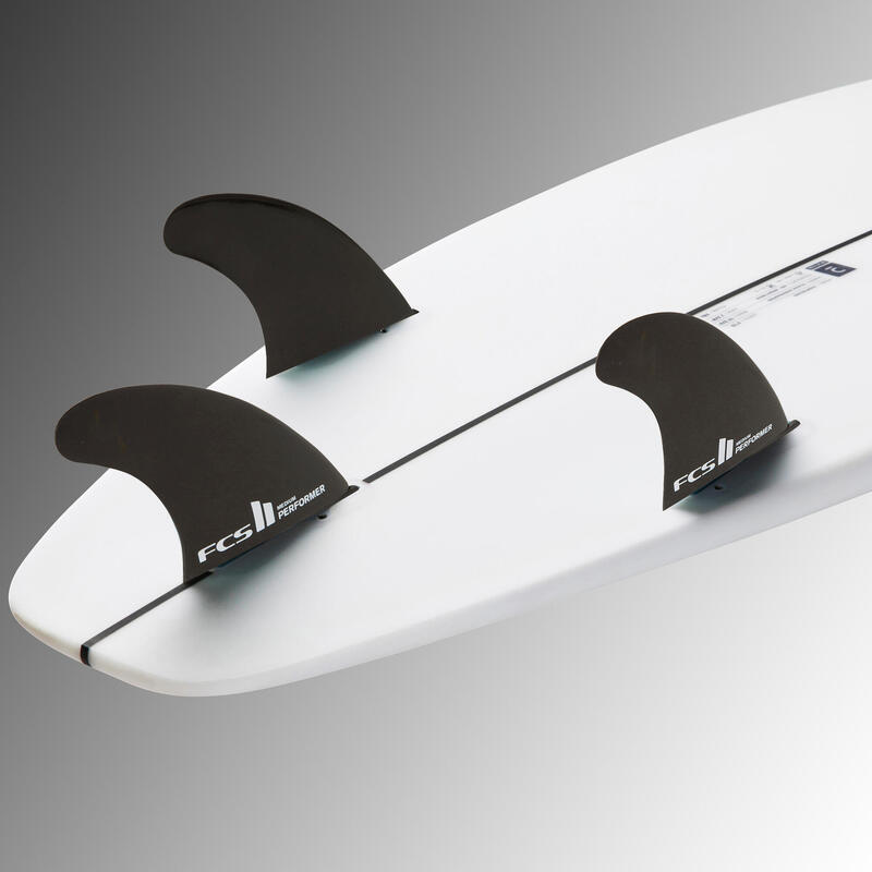 Shortboard voor surfen 900 5'10" 30 l. Geleverd met 3 FCS2-vinnen