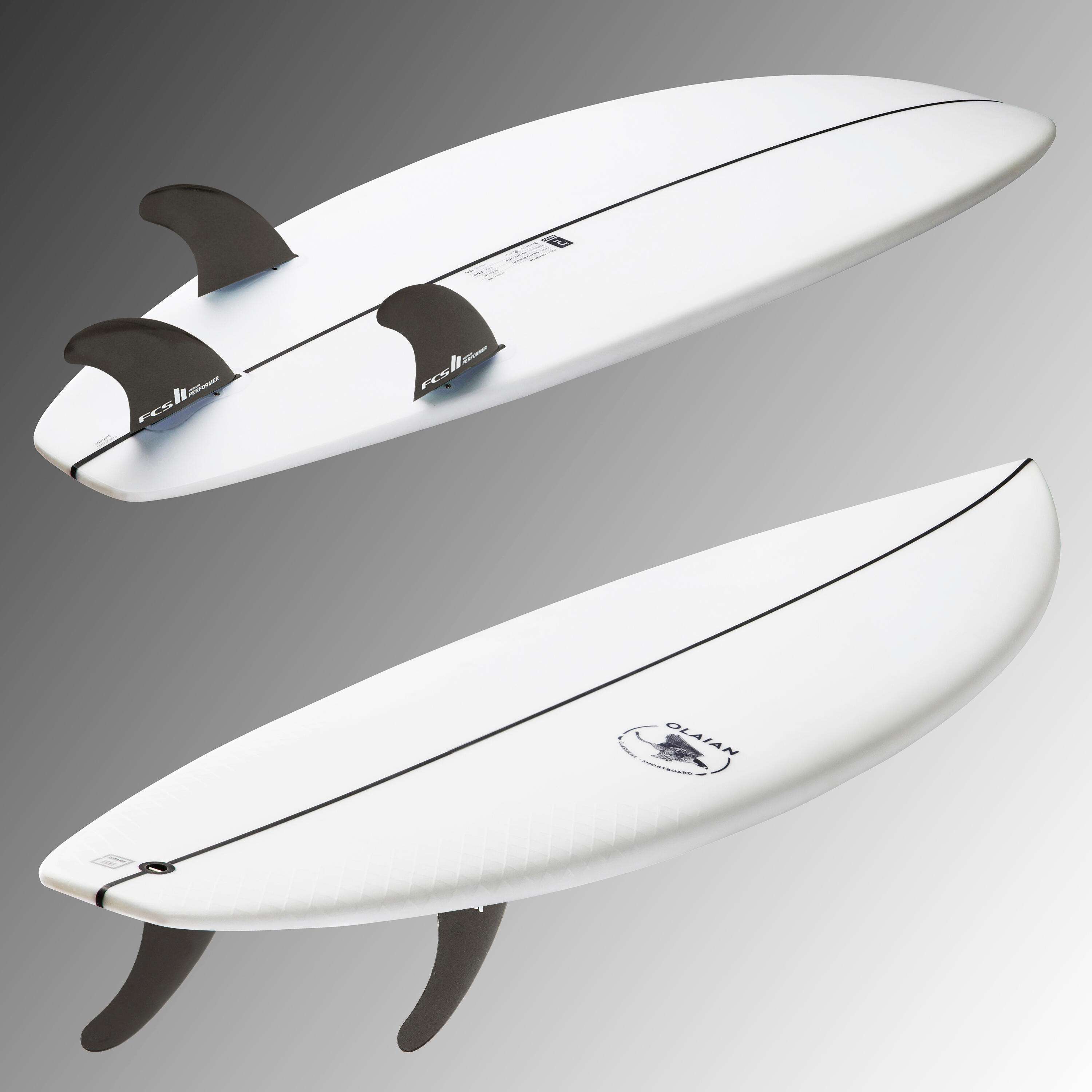 SHORTBOARD 900 5'5" 24 L. Supplied with 3 FCS2 fins 5/14