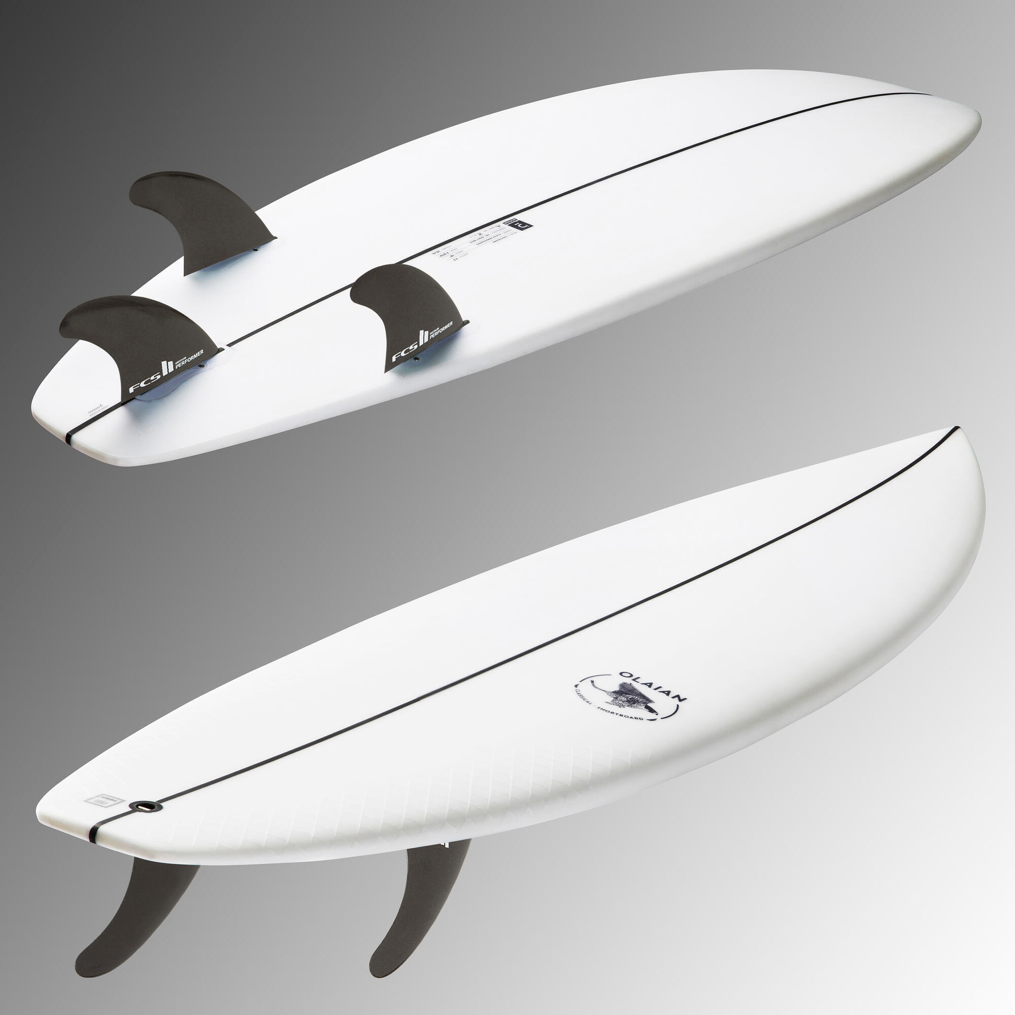 SHORTBOARD 900 5'5" 24 L . Consegnata con 3 pinne FCS2.