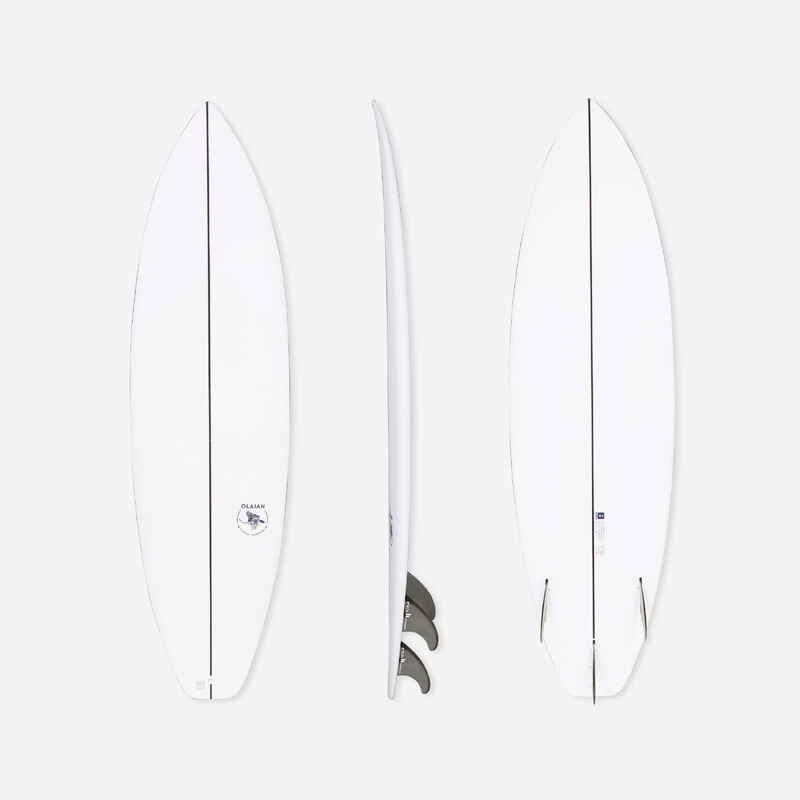 Surfboard Short 900 6'3" 35 L inkl. 3 Finnen FCS2