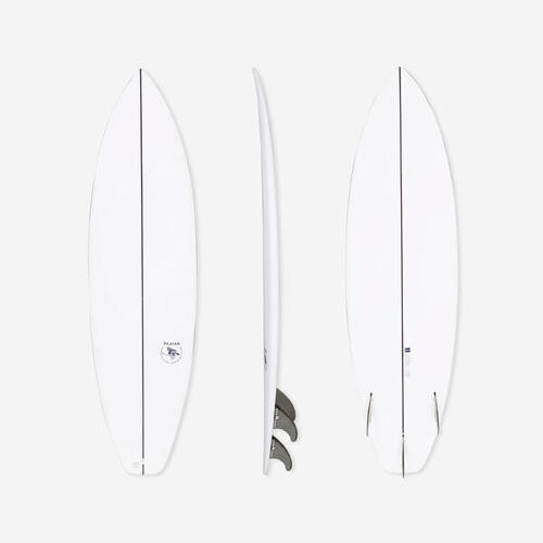 Planche de surf 6&#039;3 35L 900 shortboard livrée avec 3 ailerons FCS2